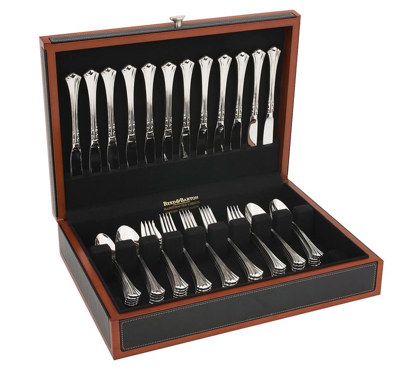 Reed barton adams flatware storage chest