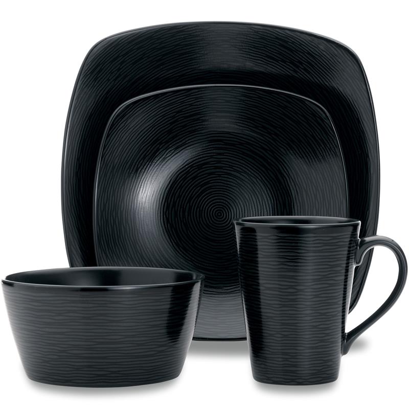 Noritake Bob Swirl Square 32Pc Dinnerware Set