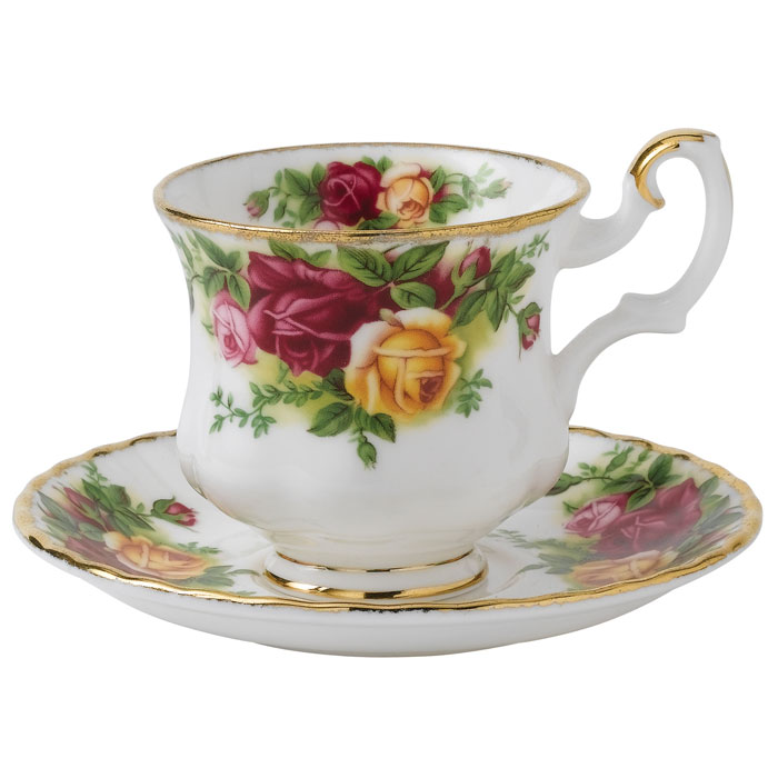 Royal Albert Old Country Roses Demitasse Cup & Saucer
