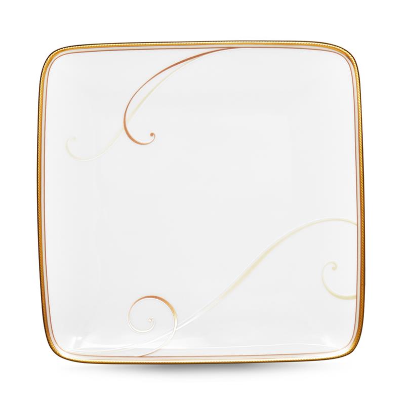 Noritake Golden Wave Small Square Plate Noritake Golden Wave Small Square Plate