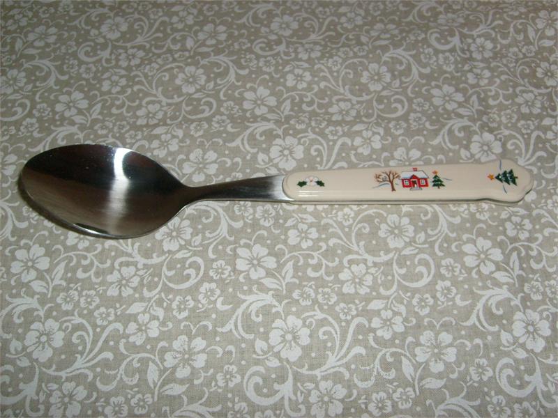 PFALTZGRAFF FLATWARE, SNOW VILLAGE, (1) SOUP SPOON